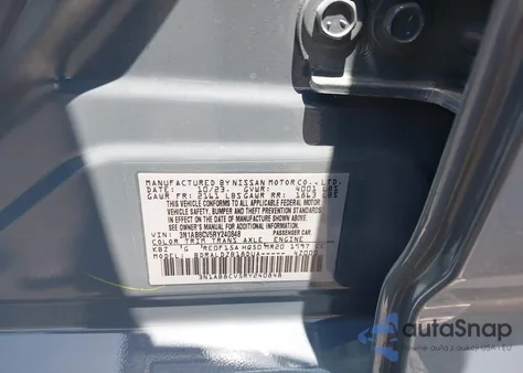 2024 Nissan Sentra Sv Xtronic Cvt из США, поврежденный, VIN 3N1AB8CV5RY240848